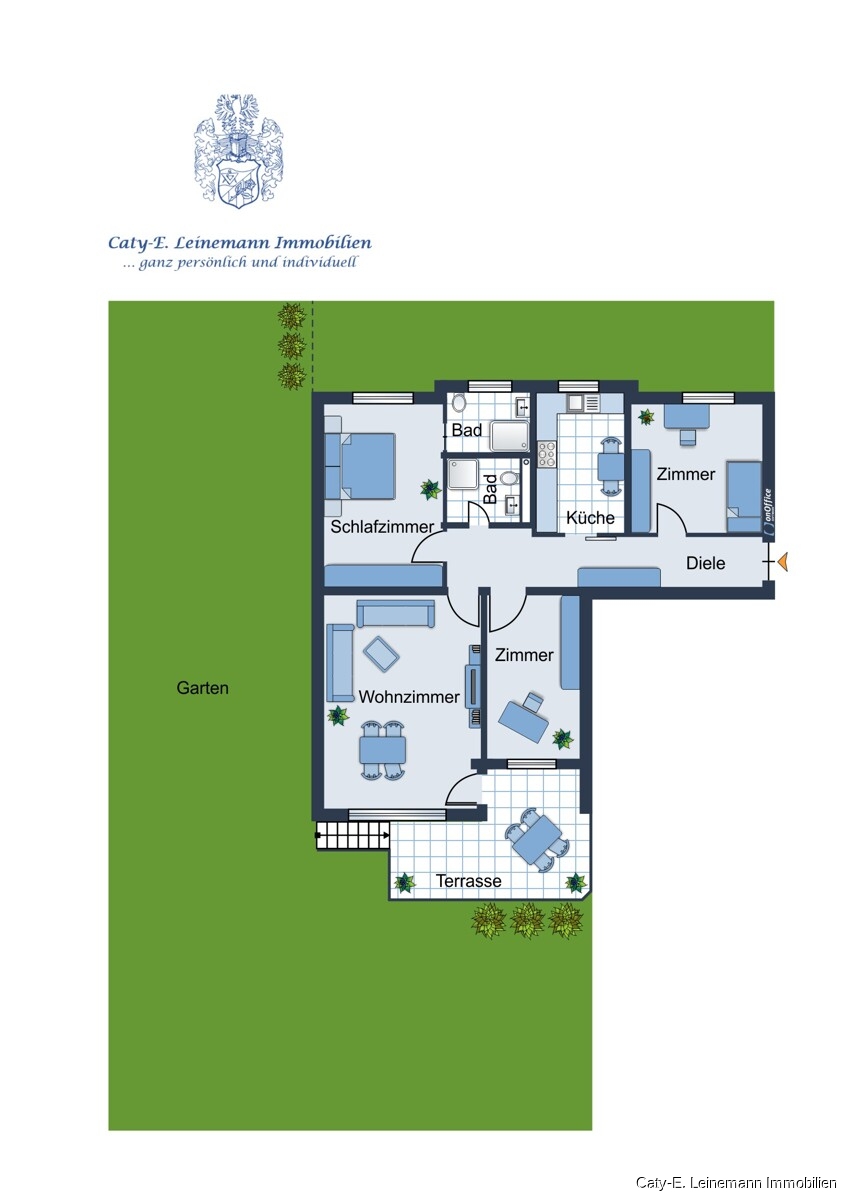 Grundriss Wohnung Erdgeschosswohnung Burgdorf