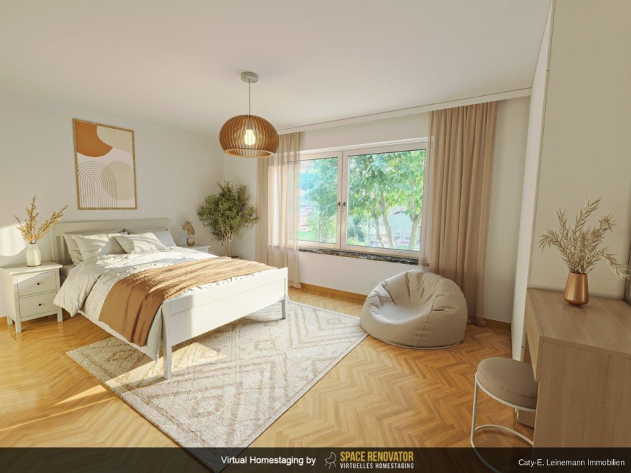 EG Beispieleinrichtung Schlafzimmer Einfamilienhaus Burgwedel / Wettmar