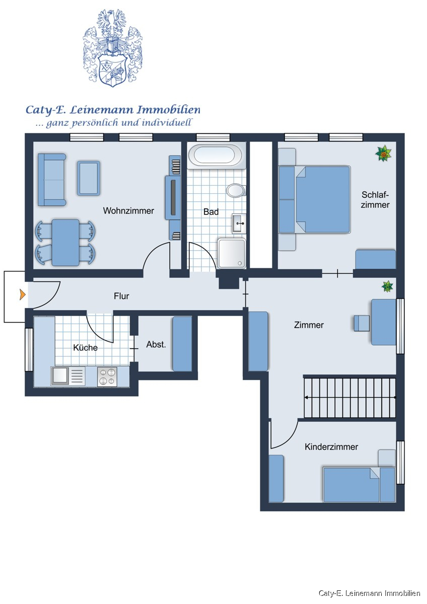 Grundriss Erdgeschosswohnung Burgwedel