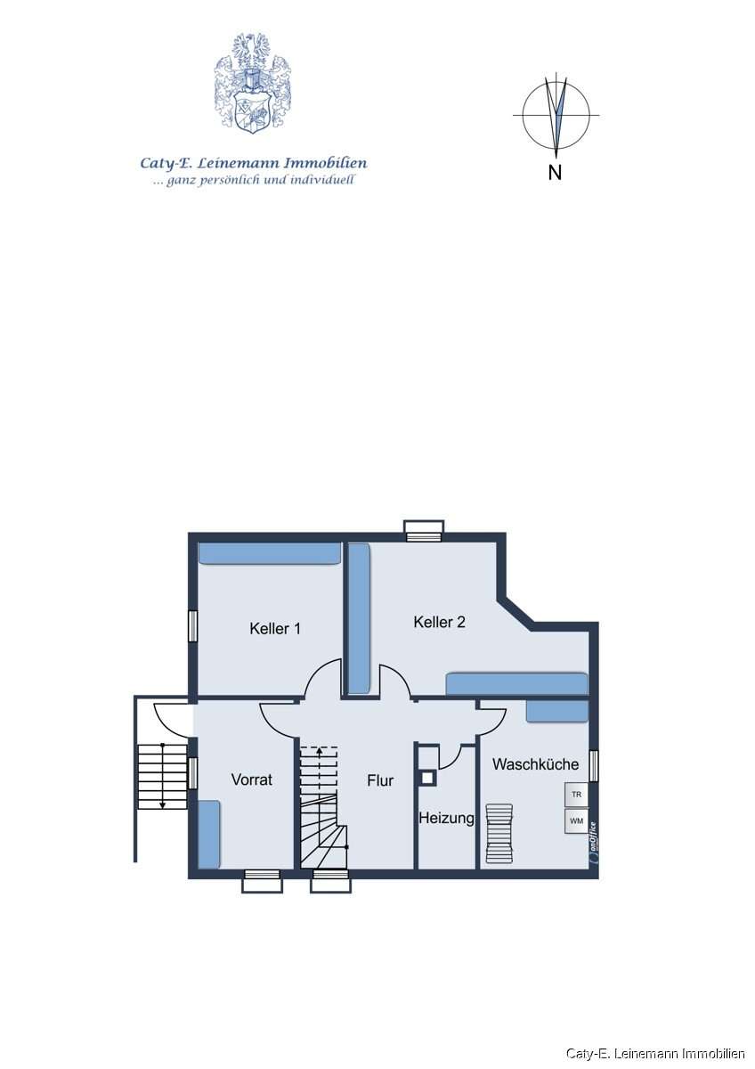 Grundriss Kellergeschoss Einfamilienhaus Burgwedel / Th�nse