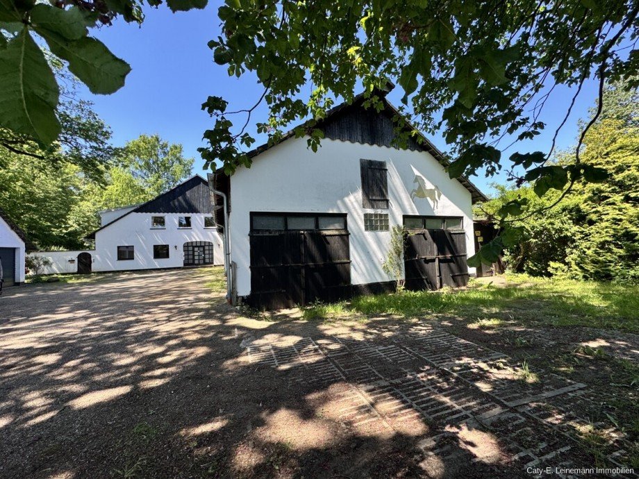 Ansicht auf Stallgeb�ude Haus Isernhagen / Hohenhorster Bauerschaft