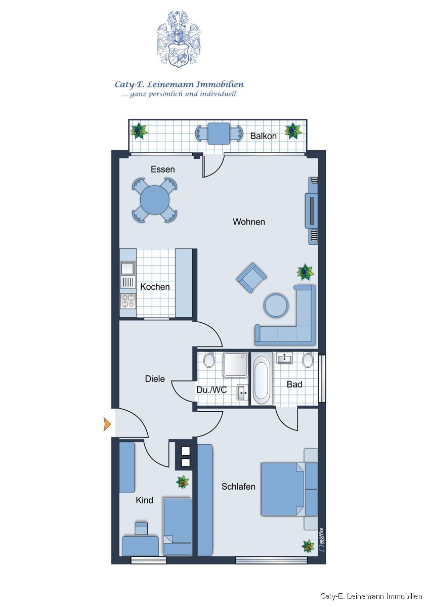 grundriss Erd- und Obergeschoss Mehrfamilienhaus Burgwedel / Gro�burgwedel
