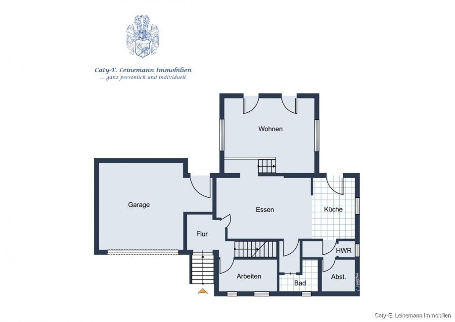 Grundrissskizze Erdgeschoss Einfamilienhaus Nienhagen