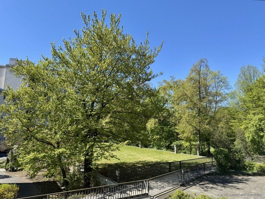 Blick vom Balkon Etagenwohnung Hannover Buchholz