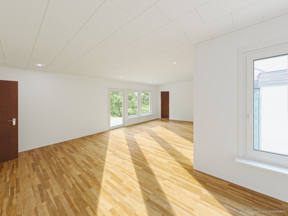 Wohn-Esszimmer Raumansicht Bungalow Burgwedel / Wettmar