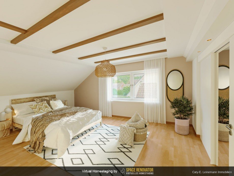 OG Beispieleinrichtung Schlafzimmer Einfamilienhaus Burgwedel / Wettmar