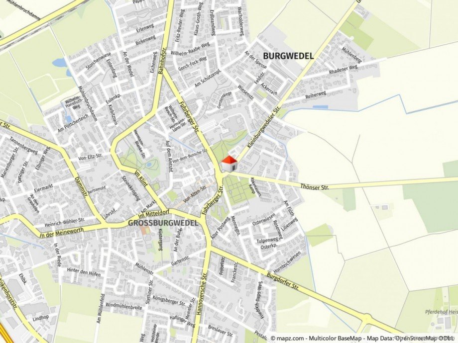 Lageplan Mehrfamilienhaus Burgwedel