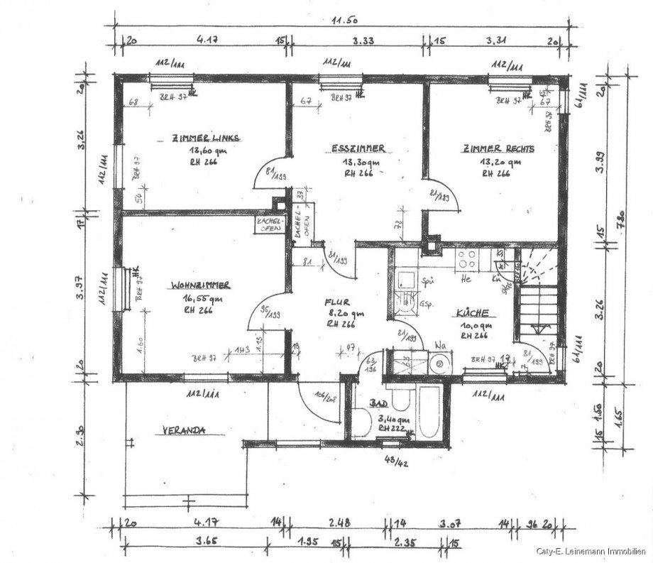 Grundriss EG Einfamilienhaus Wedemark / Bissendorf
