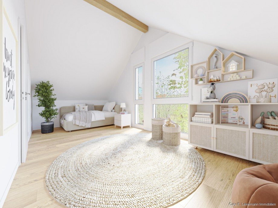 OG Kind/ Arbeiten Einrichtungsbeispiel Einfamilienhaus Burgwedel / Th�nse