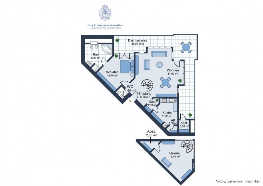 Grundriss Etagenwohnung Hannover / Isernhagen-S�d