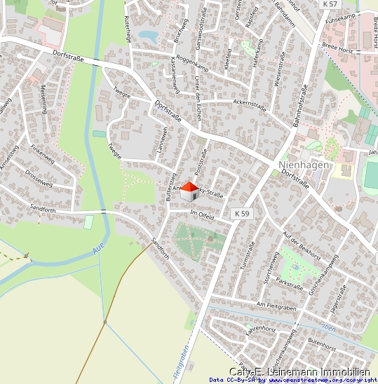 Lageplan Einfamilienhaus Nienhagen