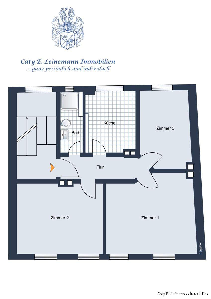 Grundriss Etagenwohnung Hannover