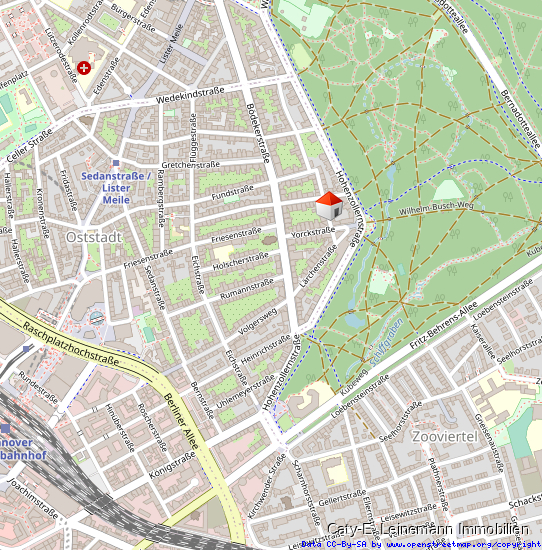Lageplan Etagenwohnung Hannover
