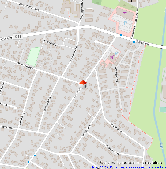Lageplan Erdgeschosswohnung Celle/ Nienhagen