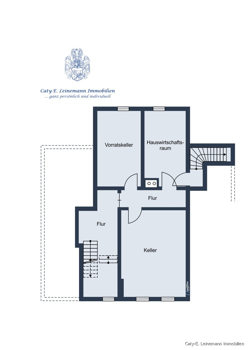 Kellergeschoss Grudrissskizze Einfamilienhaus Lehrte