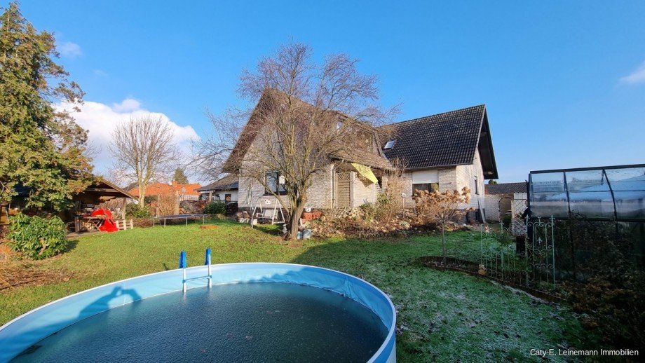 Ansicht Terrasse Zweifamilienhaus Wathlingen