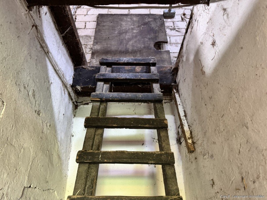 Stallgeb�ude aufgang zum Heuboden Haus Isernhagen / Hohenhorster Bauerschaft