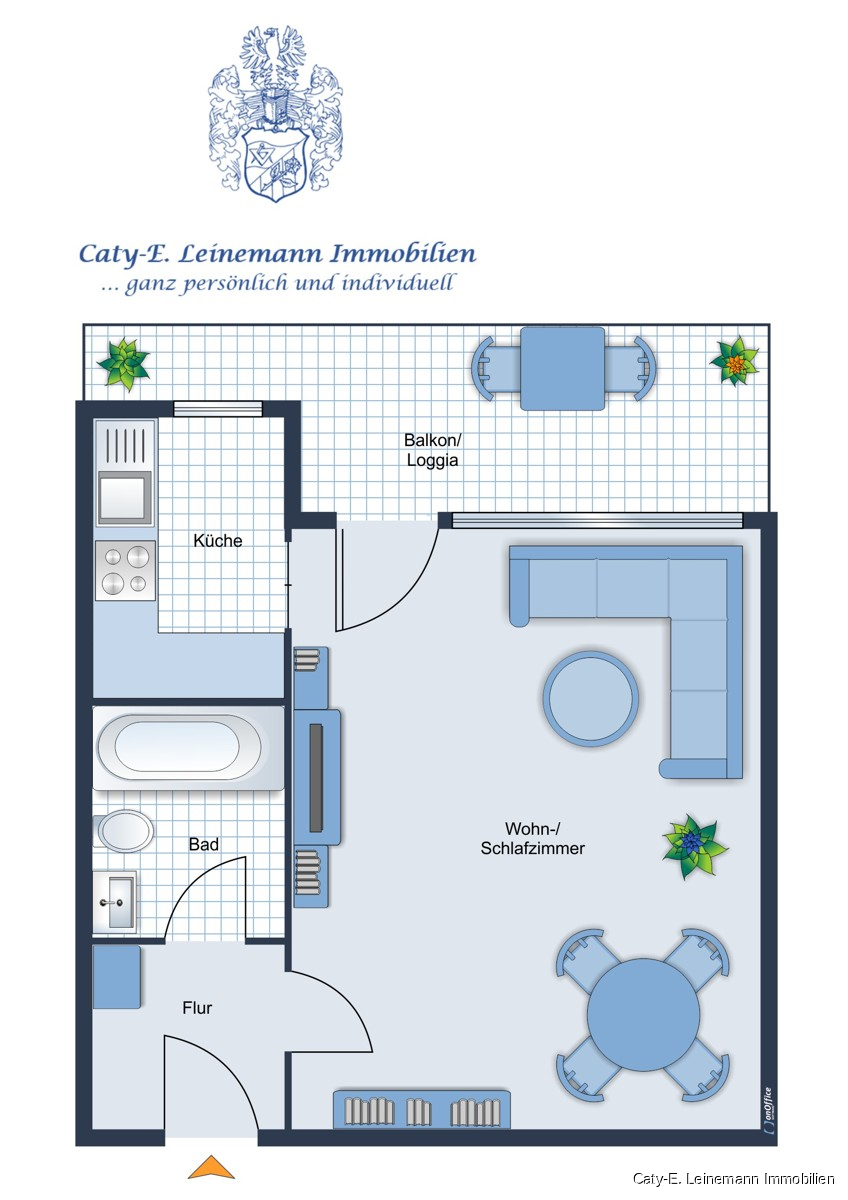 Grundriss Etagenwohnung Hannover / Bothfeld