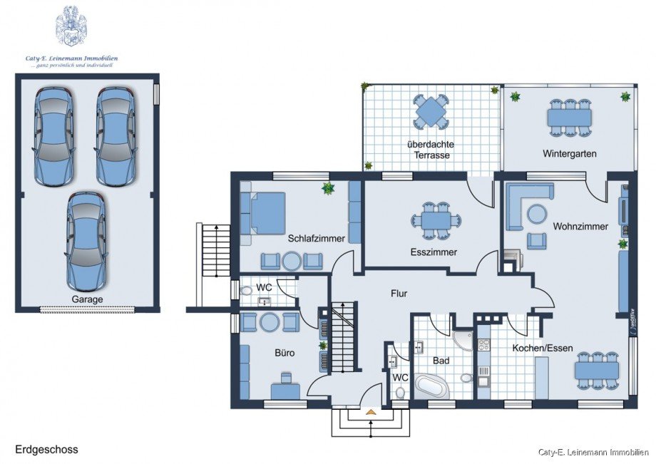 EG Grundriss Einfamilienhaus Burgwedel / Wettmar