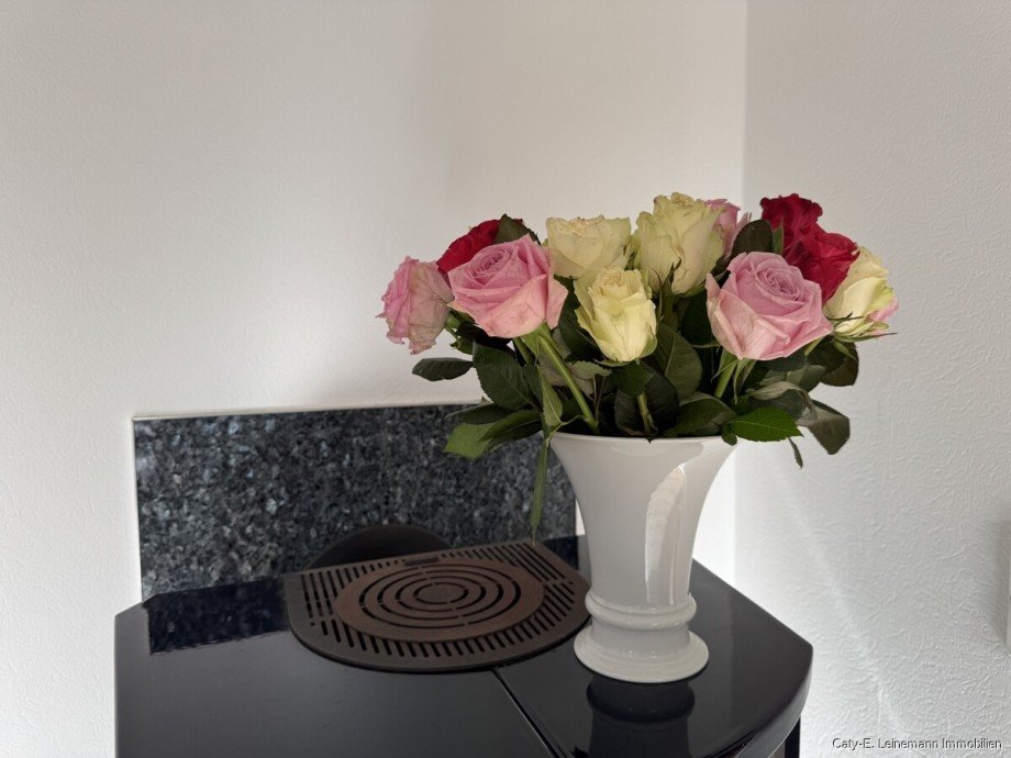 EG Wohnzimmer Ofenimpression Einfamilienhaus Burgwedel / Th�nse