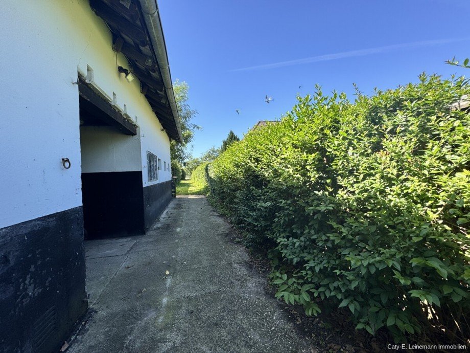 Stallgeb�ude Weidezugang Haus Isernhagen / Hohenhorster Bauerschaft