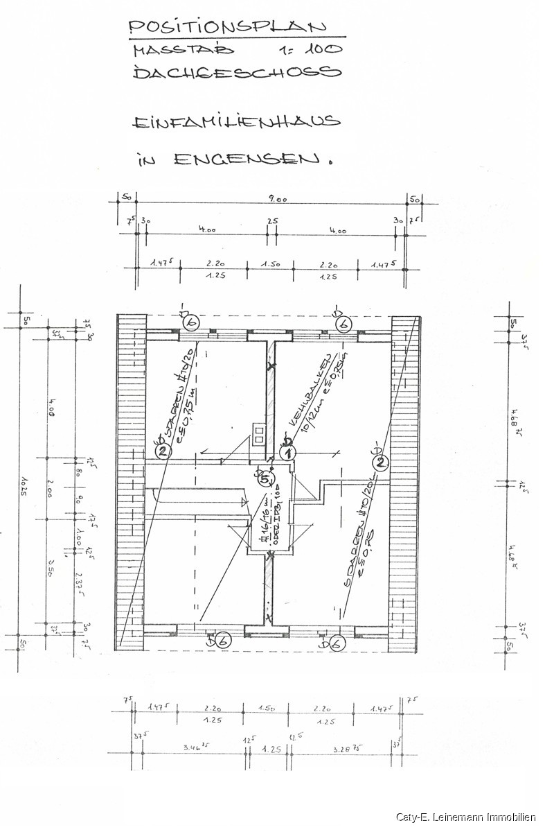 Grundriss DG Einfamilienhaus Burgwedel / Engensen