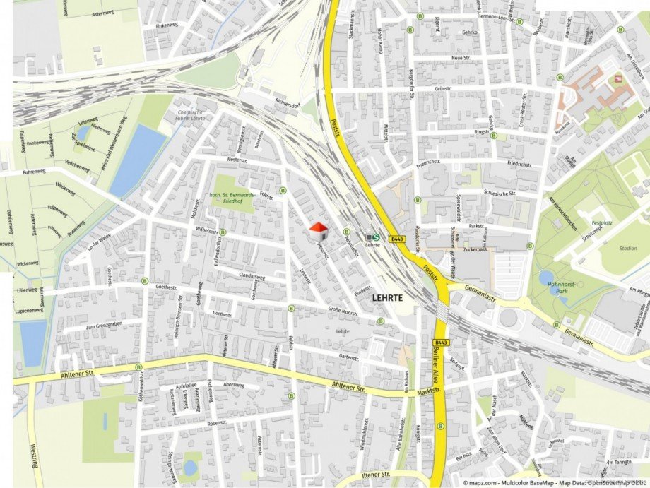 Lageplan Einfamilienhaus Lehrte