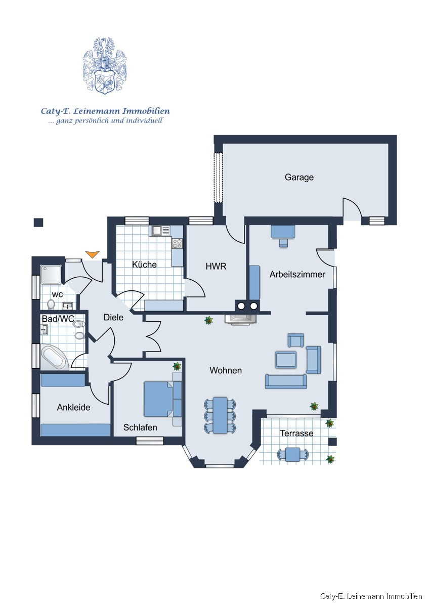 Grundriss Einfamilienhaus Burgwedel / Kleinburgwedel