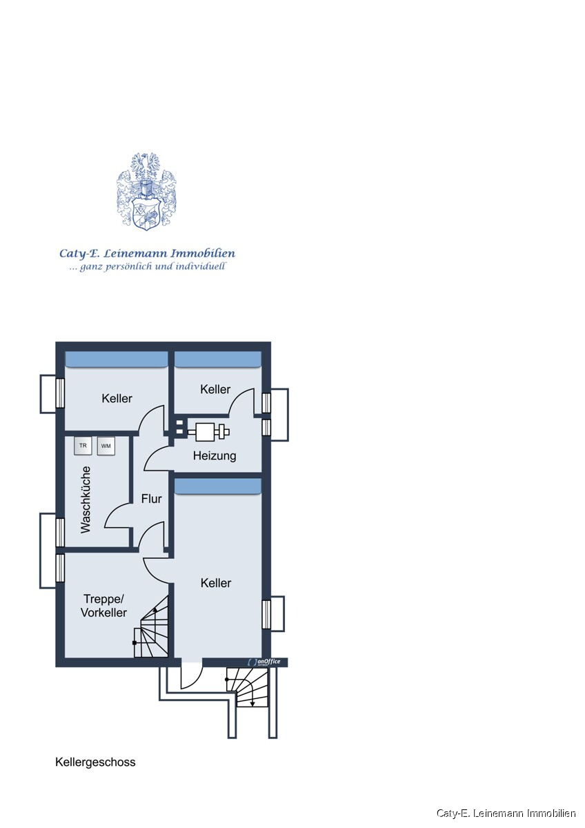 Grundriss Keller Bungalow Burgwedel / Wettmar